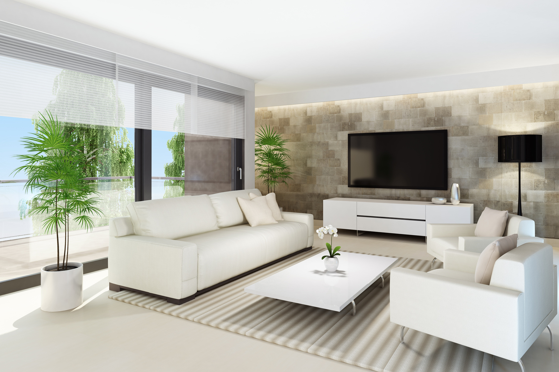 Luxury Home TV Room